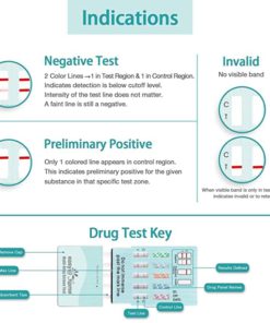 Easy@Home 6 Panel Instant Urine Dip Test Kits - Over The Counter Use Home Testing Strips-#EDOAP-264-5 Pack 5 Count (Pack of 1) 9 51zj5NWqGHL