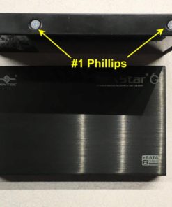 Vantec 2.5" SATA 6Gb/s to USB 3.0/eSATA HDD Enclosure, Black Color (NST-266SU3-BK) NexStar 6G - USB 3.0/eSATA 17 6108RKaed6L