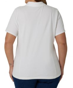 Alternative view of Riders by Lee Indigo Women's Short Sleeve Polo Shirt XX-Large Arctic White