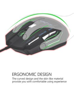 Sea Wit RGB USB Wired Gaming Mouse Up to 3200DPI,4 DPI Adjustment Levels and 3000FPS,7 Buttons,Colorful Breathing LED,Skin-Friendly Material,4.9ft(1.5m) Full Copper Braided Wire, for PC/Laptop 12 6146pyuQpOL