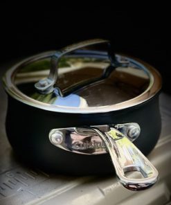 Cuisinart Contour Hard Anodized 1-Quart Saucepan with Cover,Black 15 615ye43EZQL