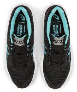 ASICS Women's Gel-Contend 5 Running Shoes 10 Women/10 Men Black/Ice Mint 14 61GSXsr6CaL