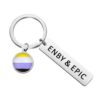 CENWA Non-Binary Gift LGBTQIA Gay Enby Lesbian Gender Fluid Non Binary Pride Queer Gift Non Binary Flag Enby And Epic Enby & Epic K 15 61KDHUAVCbL