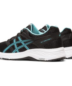 ASICS Women's Gel-Contend 5 Running Shoes 10 Women/10 Men Black/Ice Mint 11 61MlkePSH2L