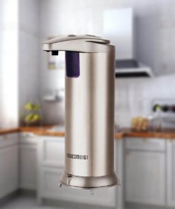 Newcomdigi Automatic Fingerprint Resistant Stainless Steel Touch-Free Soap Dispenser 15 61OtmxbVTYL