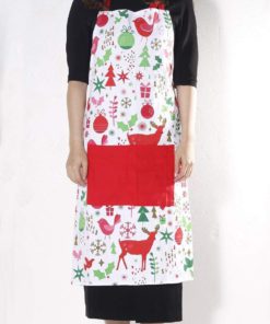 YEKOO Red and White Chef Aprons with Pockets and Adjustable Neck & Waist Ties,Machine Washable,Prefect for Cooking,Baking,Crafting,100% Natural Cotton 8 61P7vM4uhHL