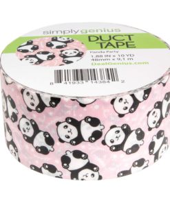 Alternative view of Simply Genius (Single Roll) Patterned Duct Tape Roll Craft Supplies for Kids Adults Colored Duct Tape Colors, Panda Party
