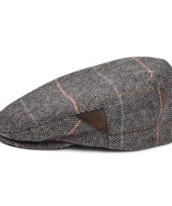 Alternative view of Newsboy Cap for Men, Flat Cap, Ivy Hat Wool Blend, Mens Caps, Gatsby Hat Medium Dark Gray