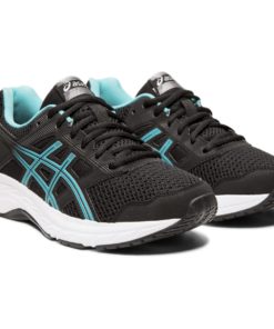 ASICS Women's Gel-Contend 5 Running Shoes 10 Women/10 Men Black/Ice Mint 10 61Zm w3z L