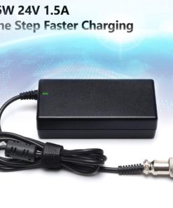 24V 1.5A 36W Electric Scooter E100 E200 E300 Battery Charger Standard 3-Prong Inline for Razor E100 E200 E300 E125 E150 E500 E175 PR200,MX350 E225S E325S, Pocket Mod, Sports Mod, and Dirt Quad 15 61d0jCQR8PS