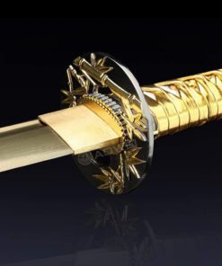 Samurai Sword,Gold 40" Full Handmade High Carbon Steel Japanese Katana Sword 15 61h8UQD3ML