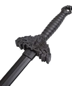 Alternative view of MASTER USA - E472-PP Martial Arts Polypropylene Tai Chi Training Equipment – Black Blade, Round Handle w/ Dragon Head Pommel, Self Defense, Training, Safe, Easy, Fun, Cosplay, Martial Arts