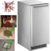 Scotsman CU50GA Undercounter Ice Maker, Gourmet Cube, Air Cooled, Gravity Drain with Cord, 115V/60/1-ph, 14.4 Amp (15 Amp Circuit Required), 14.9" Width x 22" Diameter x 34.4" Height