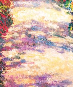 Three Rooker Monet Ties Viale del Giardino Art Necktie Mens 5 61rds8 vclL