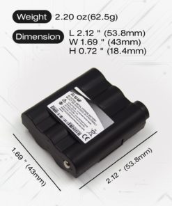 (5-Pack) 6V BATT5R AVP7 Rechargeable Batteries for GXT Walkie Talkie GXT1000 GXT1050 GXT850 GXT860 GXT900 GXT950 FRS-005 LXT210 GXT300 GXT325 GXT550 GXT555 GXT700 GXT710 GXT720 GXT750 GXT775 GXT795 8 61y57MK6oiL