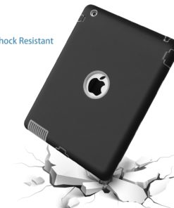iPad 4 case, iPad 3 Case, iPad 2 Case,Fingic iPad 4 Case Rugged 3 in 1 Hybrid Heavy Duty Shock-Absorption Scratch-Resistant Protective Case for iPad 2/3/4,Gray/Black T017-02 Black/Gray 13 710XjThtvsL