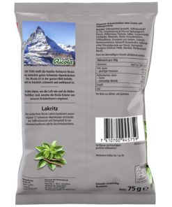 Alternative view of Ricola Licorice Sugarfree Throat Cough Drops Imported from Germany Shipping from USA - 75g