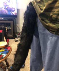 COSYEARS Faux Fur Fox Costume Tail Cosplay Halloween Christmas Party Costume One Size(Black) 13 71CEkg eyEL