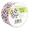 Simply Genius (Single Roll) Patterned Duct Tape Roll Craft Supplies for Kids Adults Colored Duct Tape Colors, Panda Party