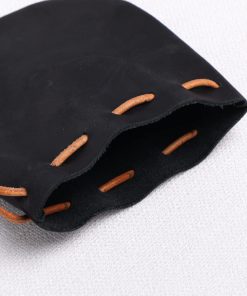 BLESSUME Medieval Pouch Drawstring Bag Renaissance Viking Costume Belt Pouch Waist Bag (Black 2) Black 2 6 71F7w0UkrGL