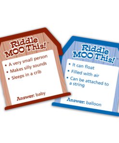 Learning Resources Riddle Moo This - A Silly Riddle Word Game, 150 Cards, 4 Buzzers, Ages 5+,Red 8 71FerKhOw L