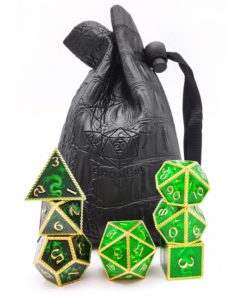 HAOMEJA Color Changing Temperature Metal Dragons DND dice Set D&D dice Set Role Playing Dice Apply to Dungeons and Dragons Black Transition Green W Black Green 13 71FrXKhVSWL 1