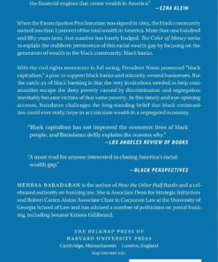 Alternative view of The Color of Money: Black Banks and the Racial Wealth Gap Paperback