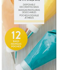 Alternative view of Wilton Disposable Decorating Bags Bundle - Perfect Piping Bags for Cake Decorating, Icing Cookies, Candy Making and Filling, 16-Inch, 12-Count, Pack of 4