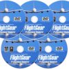 FlightGear Flight Simulator 2022 X Premium DELUXE Edition Flight Sim 5 Disc DVD CD Set Compatible with Microsoft Windows 11 10 8.1 8 7 Vista PC & Mac OS | 600+ Aircraft & FULL Worldwide Scenery!