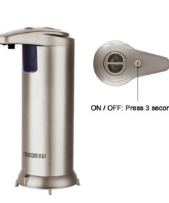 Newcomdigi Automatic Fingerprint Resistant Stainless Steel Touch-Free Soap Dispenser 11 71R Uewt76L