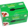 GreenWorks Compostable CPLA Disposable SPOONS, 100 Count Heavyweight Bio-based Plastic Cutlery Spoon 44 71RlKWBxTHL