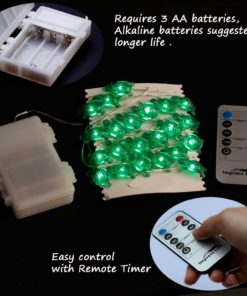 Turtle String Lights, Impress Life Summer Decorative LED Silver Wire 10 ft 40 LEDs with Remote for Indoor, Covered Outdoor Beach Party Decorations, Tent Wedding Holiday, Birthday Gift, Bedroom 10 71XHkESjg8L 1