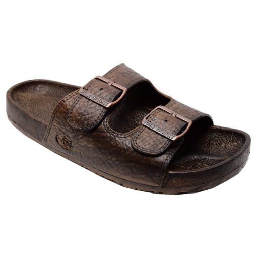 Pali Hawaii Buckle Brown Jandal Sandals 10 Women/9 Men