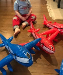 1 Dozen 24" Inflatable AIRPLANES/Jet/747/INFLATES/PLANE/Birthday Party Decorations Favors/Decor/ 11 71g1ThqE5zL