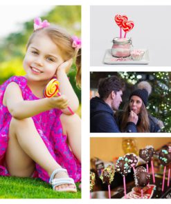 6 Inch Cake Pop Sticks Set Pack of 300, Each of 100 Pieces Parcel Bags, Colorful Treat Sticks, Colorful Metallic Wire for Lollipops Candies Chocolates and Cookies 10 71ie1g0dcZL