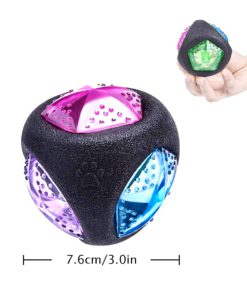 Alternative view of PEDOMUS Dog Ball Elastic Flash LED Ball Bounce-Activated Light Up Dog Ball Squeaker Ball Dog Toy Interactive Ball for Dogs(2 Pack) 2 Pack