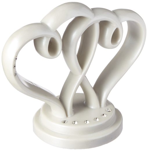 Fashioncraft Interlocking Hearts Centerpiece/Cake Topper