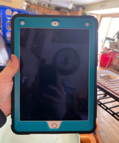 BENTOBEN iPad Air 2 Case, Hybrid Shockproof Protective Case with Kickstand Rugged Triple-Layer Shock Resistant Drop Proof Case Cover for iPad Air 2 with Retina Display/iPad 6, Black/Blue M753-Black/Blue 17 71qsBPu33hL