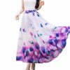 Afibi Women Full/Ankle Length Blending Maxi Chiffon Long Skirt Beach Skirt Large Design Q 2 71r4wrhsJQL