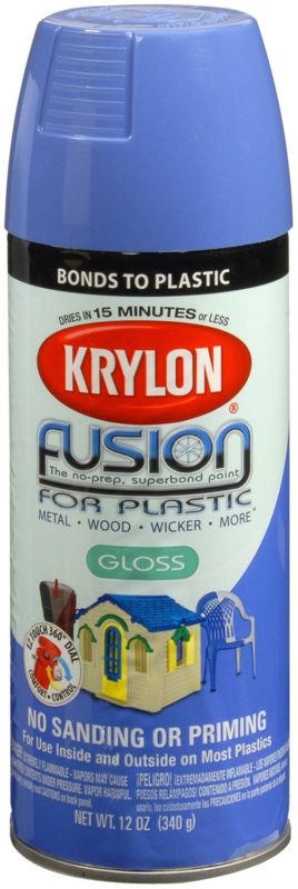 Catalog 4 Krylon K02333007 Fusion for Plastic Spray Paint, Blue Hyacinth
