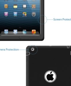 iPad 4 case, iPad 3 Case, iPad 2 Case,Fingic iPad 4 Case Rugged 3 in 1 Hybrid Heavy Duty Shock-Absorption Scratch-Resistant Protective Case for iPad 2/3/4,Gray/Black T017-02 Black/Gray 11 71xn 2f7mJL