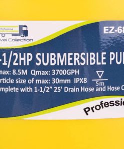 Professional EZ Travel Collection, Hot Tub and Swimming Pool Drain Pump with Hose Pond/Flood Pump (Up to 3,700 Gallons per Hour) 3,700 GPH 13 71zflZ6mML