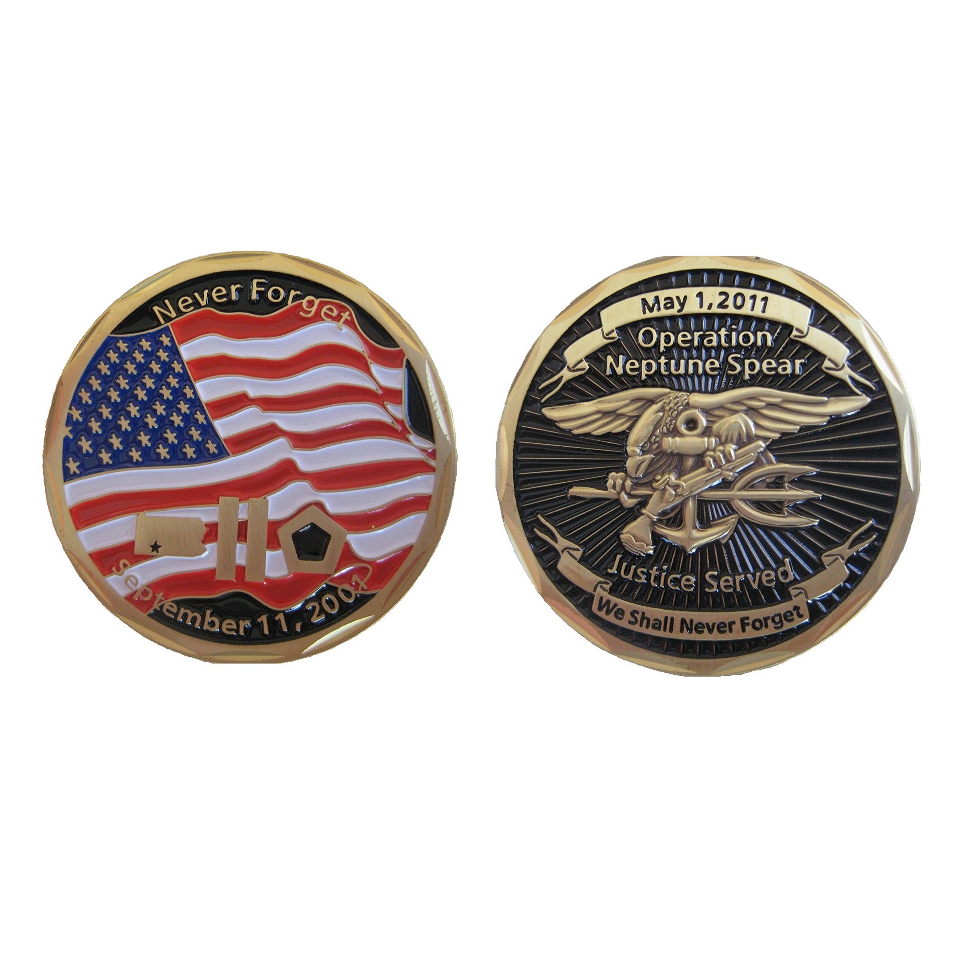 Challenge Coin Operation Neptune Spear Navy Seal (bin Laden E-KIA ...