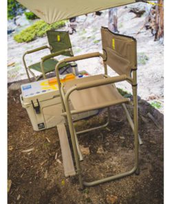 SJK Adult Big Tall Steel Compact Camping Chair with Footrest Supports 325 lbs 6 81Ea0BflhaL