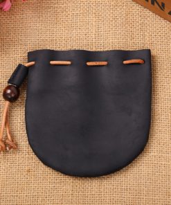 BLESSUME Medieval Pouch Drawstring Bag Renaissance Viking Costume Belt Pouch Waist Bag (Black 2) Black 2 7 81JkLeAnPtL