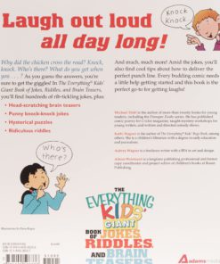 Alternative view of The Everything Kids' Giant Book of Jokes, Riddles, and Brain Teasers (Everything® Kids Series) Paperback, Illustrated