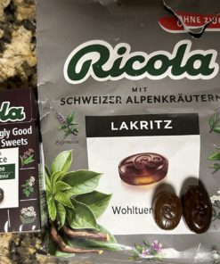 Ricola Licorice Sugarfree Throat Cough Drops Imported from Germany Shipping from USA - 75g 5 81P9YEO5CgL