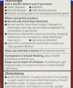 Alternative view of Equate 4-Way Nasal Spray 3-Pack Phenylephrine HCl - 1 fl oz each 1 Fl Oz (Pack of 3)