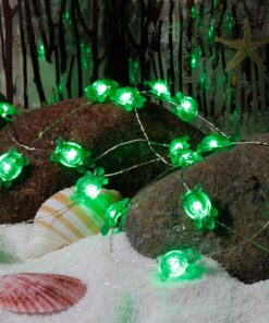 Turtle String Lights, Impress Life Summer Decorative LED Silver Wire 10 ft 40 LEDs with Remote for Indoor, Covered Outdoor Beach Party Decorations, Tent Wedding Holiday, Birthday Gift, Bedroom 11 81VDkAiYkwL 1