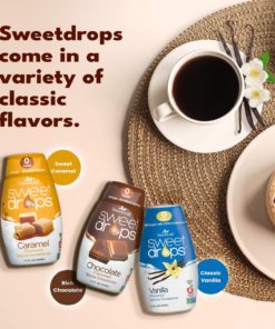 SweetLeaf Sweet Drops Caramel Stevia Liquid Sweetener - Flavor Foods, Keto Coffee with Sugar Free, 0 Calorie, Non-Glycemic Response SweetLeaf Stevia Drops, 1.7 Fl Oz Ea (Pack of 2) 1.7 Fl Oz (Pack of 2) 14 81VGlutg8ML